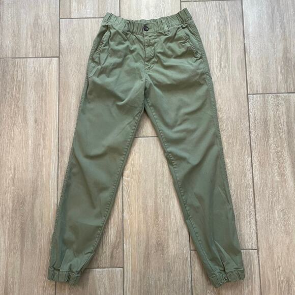 Bearbottom Women’s Jogger Pants Small Olive Green Stretch Cotton Spandex Casual - Picture 1 of 7